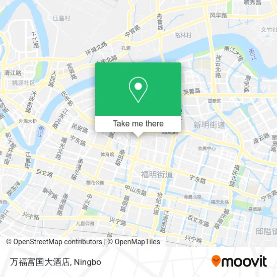 万福富国大酒店 map