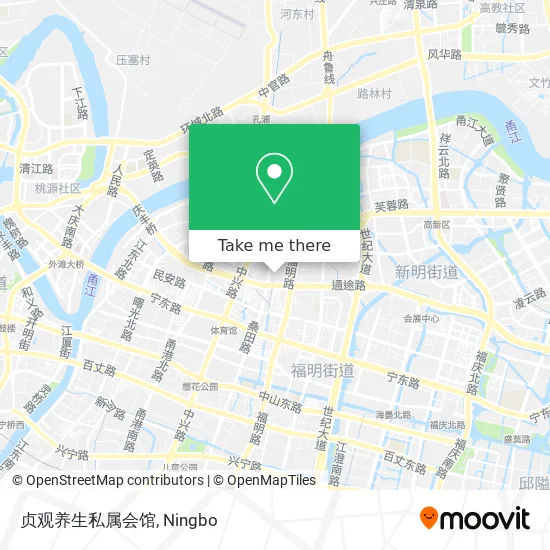 贞观养生私属会馆 map