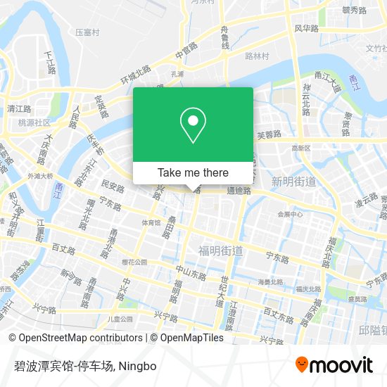 碧波潭宾馆-停车场 map