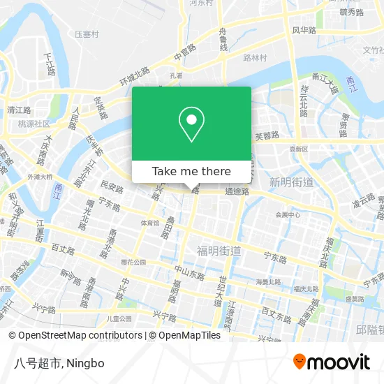 八号超市 map