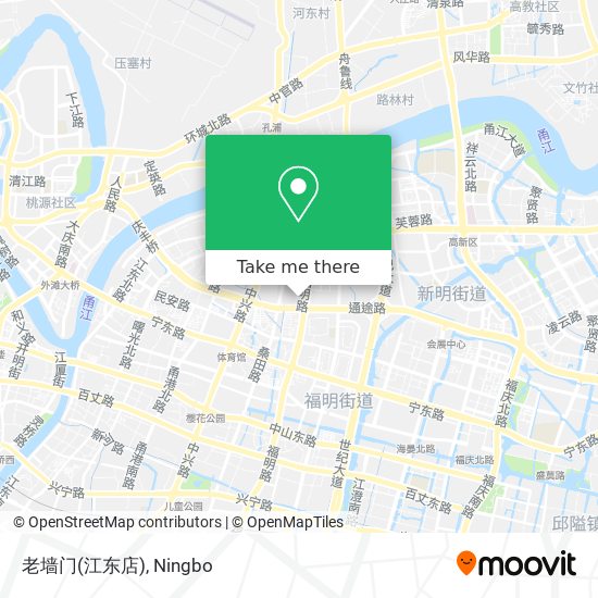 老墙门(江东店) map