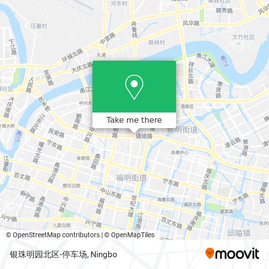 银珠明园北区-停车场 map