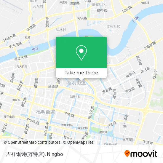 吉祥馄饨(万特店) map