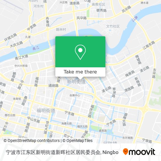 宁波市江东区新明街道新晖社区居民委员会 map