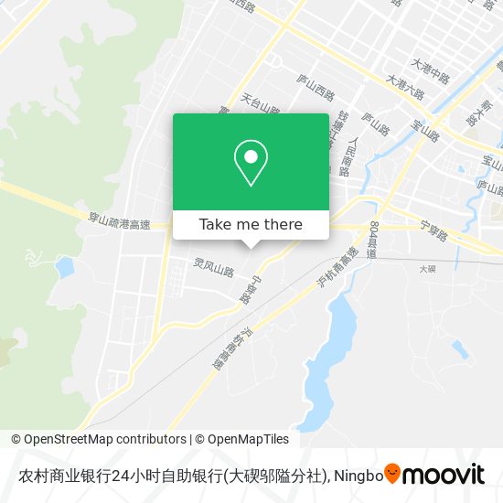 农村商业银行24小时自助银行(大碶邬隘分社) map
