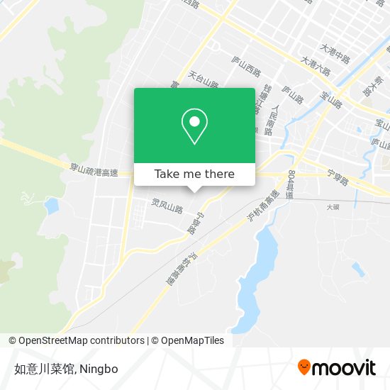 如意川菜馆 map
