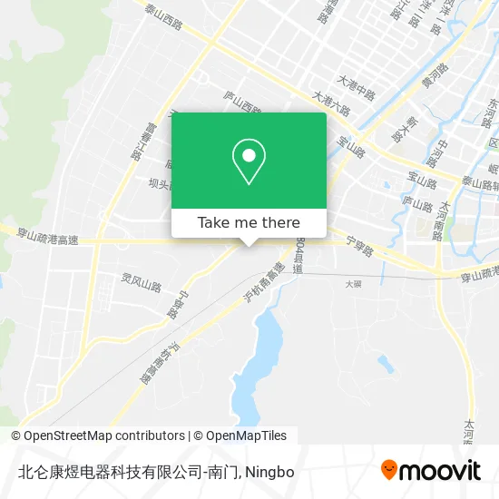 北仑康煜电器科技有限公司-南门 map
