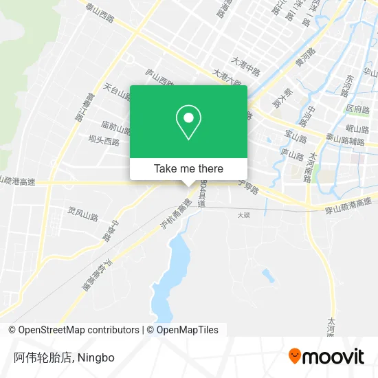 阿伟轮胎店 map