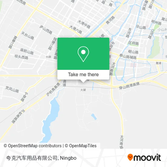 夸克汽车用品有限公司 map
