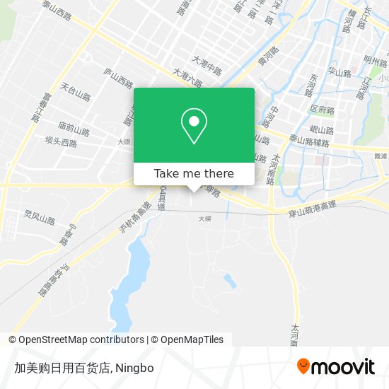 加美购日用百货店 map