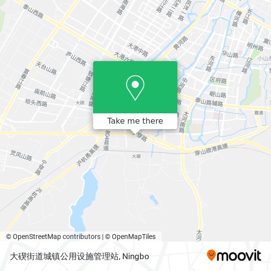 大碶街道城镇公用设施管理站 map