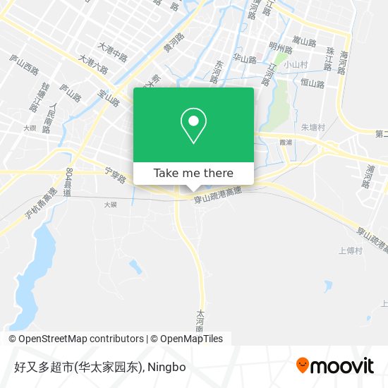好又多超市(华太家园东) map