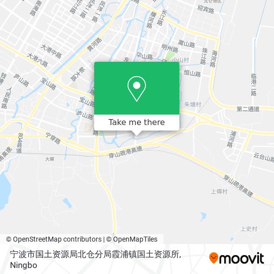 宁波市国土资源局北仓分局霞浦镇国土资源所 map