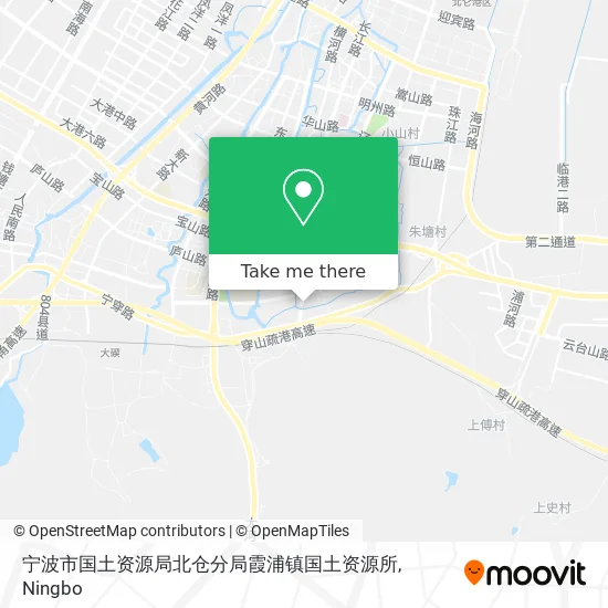 宁波市国土资源局北仓分局霞浦镇国土资源所 map
