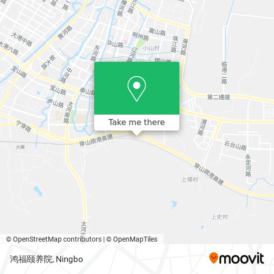鸿福颐养院 map