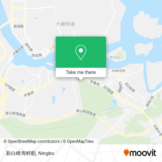 新白峰海鲜舫 map