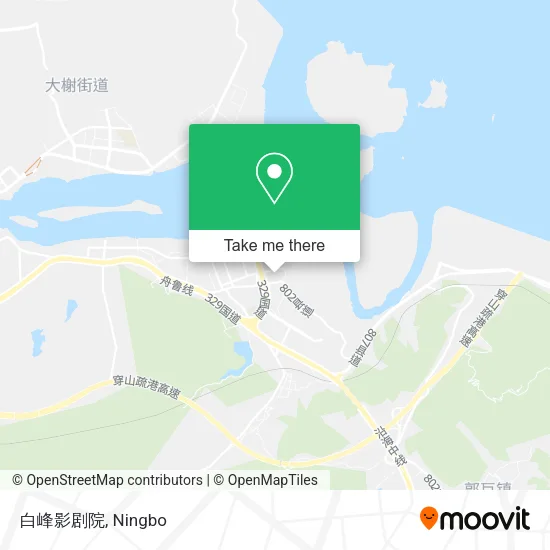 白峰影剧院 map