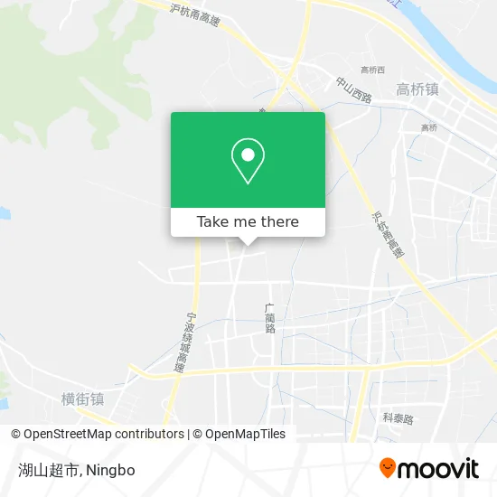 湖山超市 map