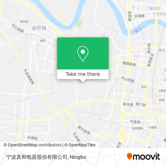 宁波真和电器股份有限公司 map