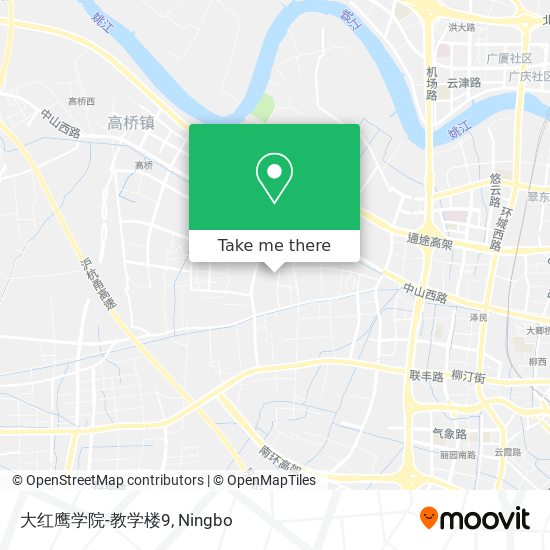 大红鹰学院-教学楼9 map