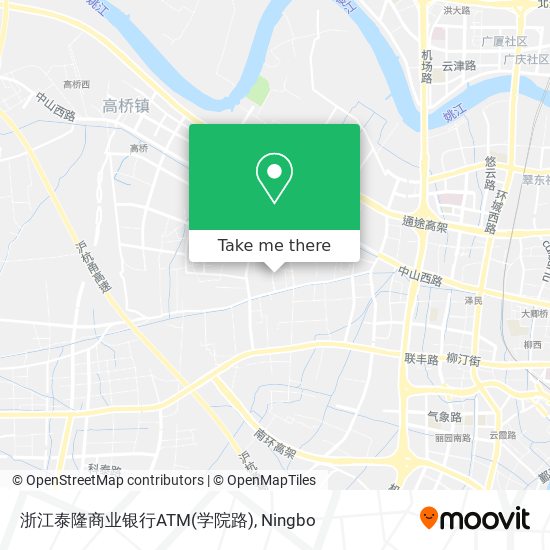 浙江泰隆商业银行ATM(学院路) map