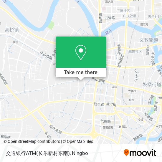 交通银行ATM(长乐新村东南) map