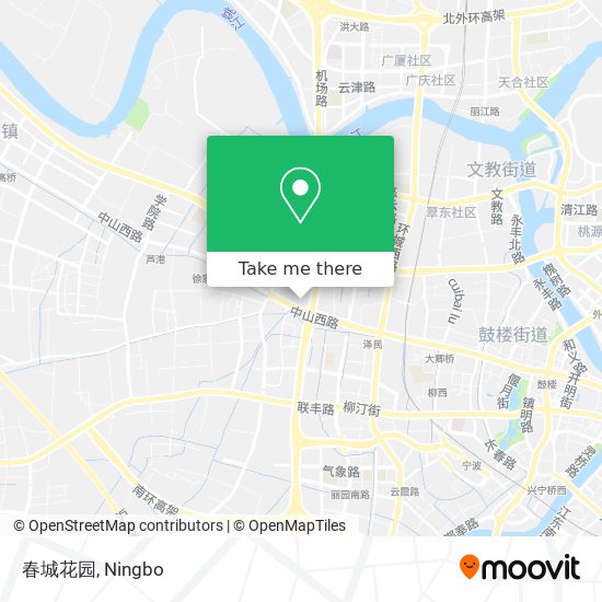 春城花园 map