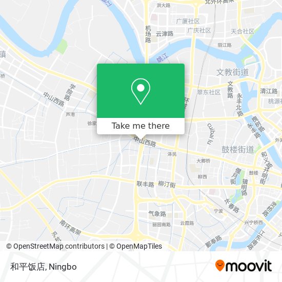 和平饭店 map