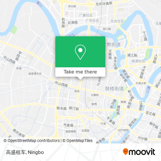 高盛租车 map
