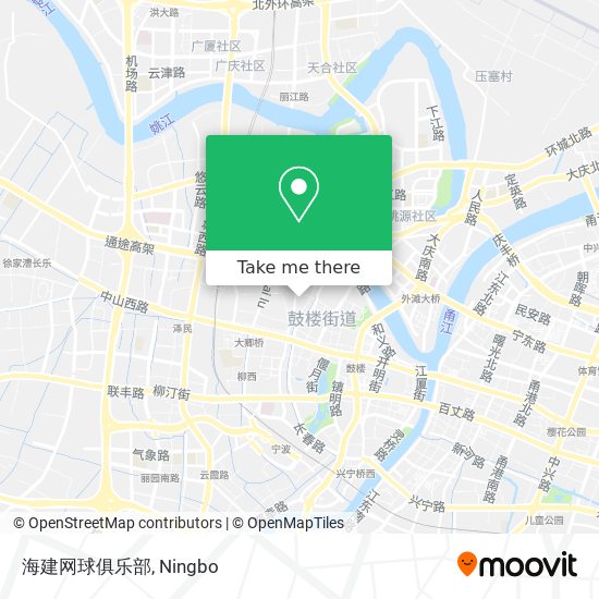 海建网球俱乐部 map