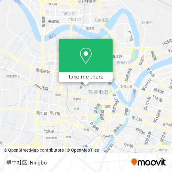翠中社区 map