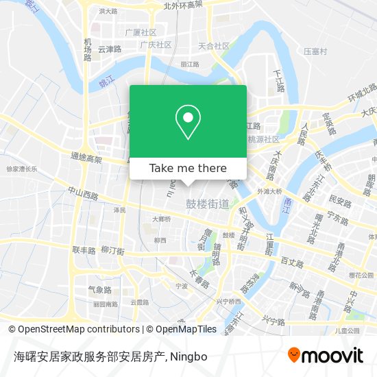 海曙安居家政服务部安居房产 map