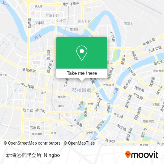 新鸿运棋牌会所 map