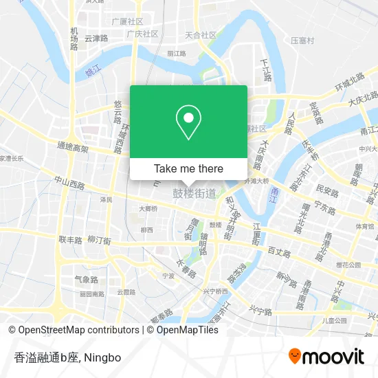 香溢融通b座 map