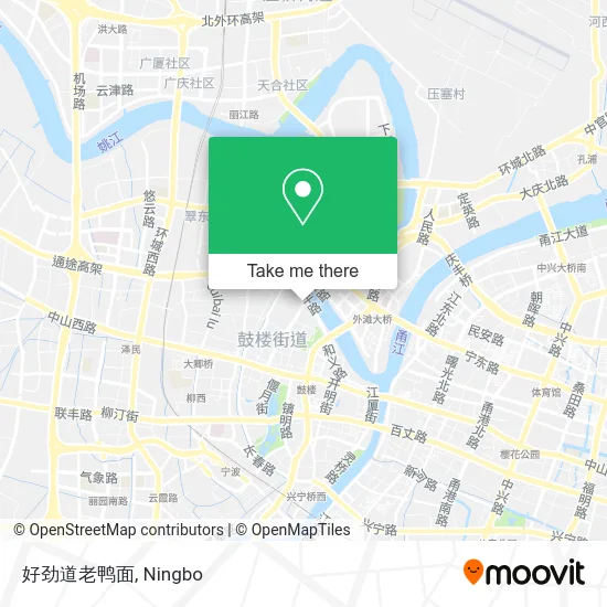 好劲道老鸭面 map