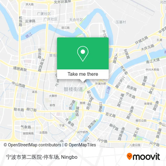 宁波市第二医院-停车场 map