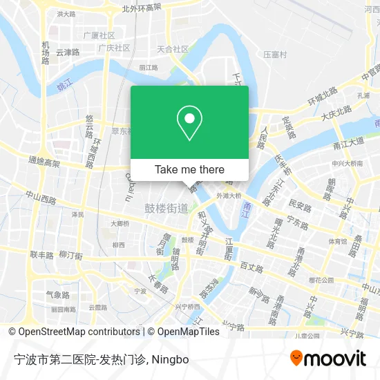 宁波市第二医院-发热门诊 map