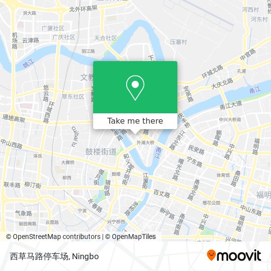 西草马路停车场 map