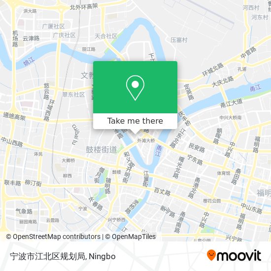 宁波市江北区规划局 map