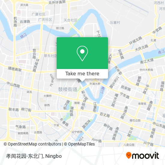 孝闻花园-东北门 map