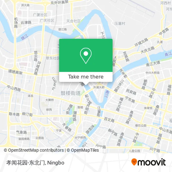孝闻花园-东北门 map