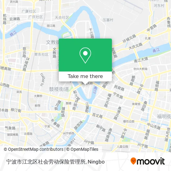 宁波市江北区社会劳动保险管理所 map