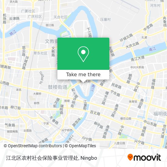 江北区农村社会保险事业管理处 map
