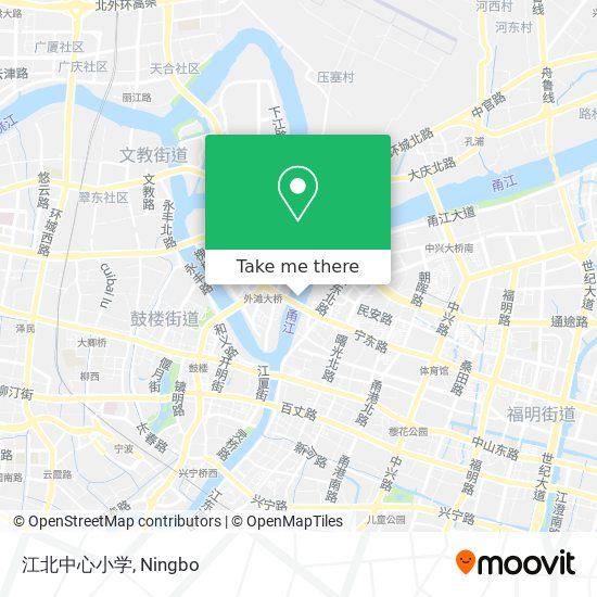 江北中心小学 map