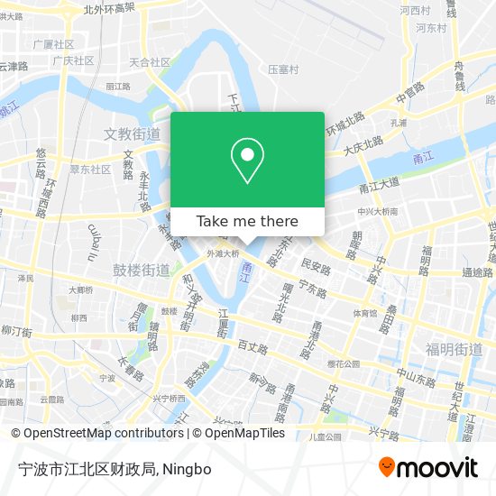 宁波市江北区财政局 map