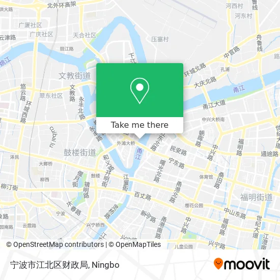 宁波市江北区财政局 map