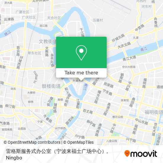 雷格斯服务式办公室（宁波来福士广场中心） map