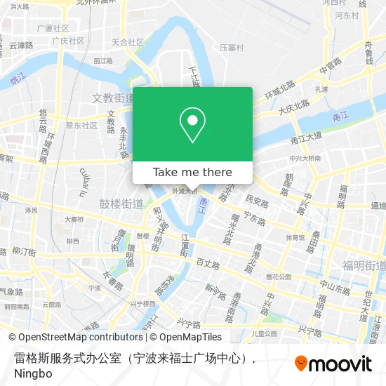 雷格斯服务式办公室（宁波来福士广场中心） map