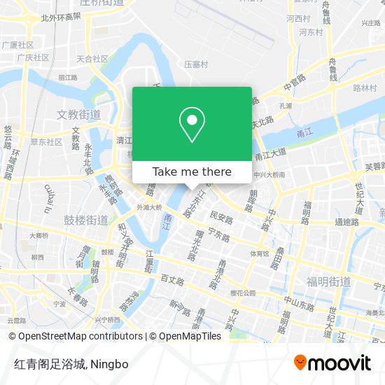 红青阁足浴城 map