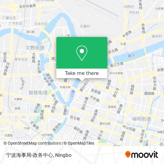 宁波海事局-政务中心 map